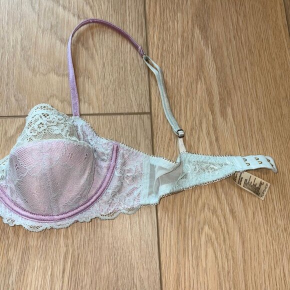 Topshop blue and lilac lace bra with underwire - Picture 5 of 6